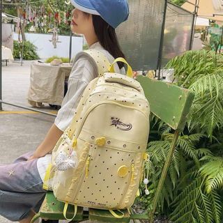 A725 - BALO CHẤM BI KÈM CHARM CỰC XINH, HOT TREND GIỚI TRẺ