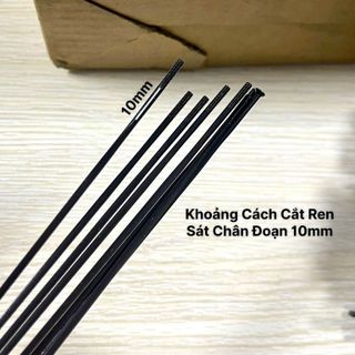 Căm đỉnh của đỉnh DTSWISS bản dẹp Dòng DT Sat dài 303mm ( 2.0/0.9/2.3 ) Cắt ren sát chân được thêm 10mm