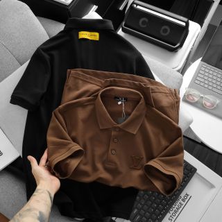 Mẫu áo polo LV nam, chất xuất dư 100% cotton, đường may tỉ mỉ chuẩn xuất khẩu.
