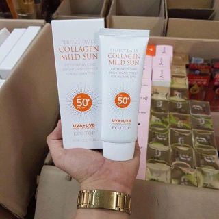 Kem Chống Nắng EcoTop Perfect Daily Collagen Mild Sun 70ml