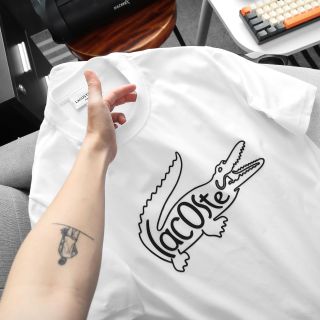 T-shirt La.cos.te basic nam. Chất áo cotton 4c mềm mịn, mát lạnh.