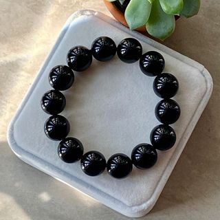 Vòng đá Mã Não Đen – Hợp mệnh Thủy & Mộc | Sỉ từ 5 cái
