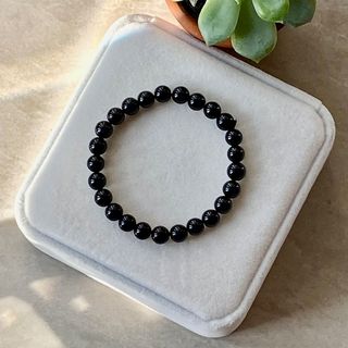 Vòng đá Mã Não Đen – Hợp mệnh Thủy & Mộc | Sỉ từ 5 cái
