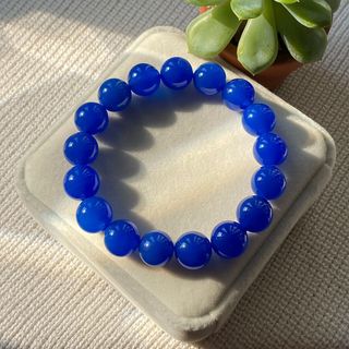 Vòng đá Mã Não Xanh Dương – Hợp mệnh Thủy & Mộc | Sỉ từ 5 cái