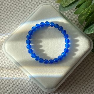 Vòng đá Mã Não Xanh Dương – Hợp mệnh Thủy & Mộc | Sỉ từ 5 cái