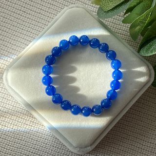 Vòng đá Mã Não Xanh Dương – Hợp mệnh Thủy & Mộc | Sỉ từ 5 cái