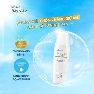 Sữa Chống Nắng Sunplay Dưỡng Da Ẩm Mịn 30g Skin Aqua UV Moisture Milk SPF50+ PA++++