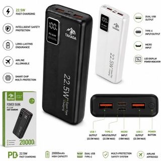 Pin Dự Phòng Hãng TAHADA T-214 Dung Lượng 20000mAh , Sạc Nhanh 22.5w < BH 24T >