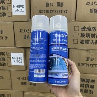 Xịt tẩy rửa vết ố kính phủ nano chống tụ nước trên kính 2in1 ( cửa kính, ô tô, xe máy )