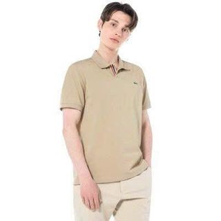 Polo nam. Chất liệu cotton piqué (cotton gai) dày vừa phải, mềm mại.