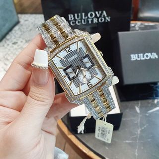 ĐỒNG HỒ NAM SIÊU CẤP BULODA DÂY THÉP DEMI VÀNG MẶT CN FULLBOX