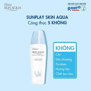Sữa Chống Nắng Ngừa Mụn Sunplay Skin Aqua Acne Clear SPF 50+ PA++++ (25g)