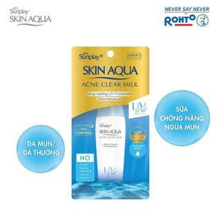 Sữa Chống Nắng Ngừa Mụn Sunplay Skin Aqua Acne Clear SPF 50+ PA++++ (25g)