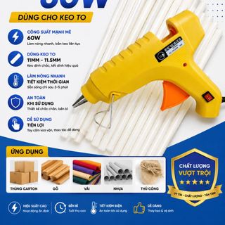 Máy bắn keo to 60w HTO PLUS