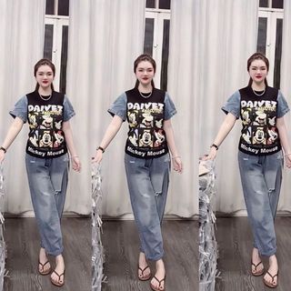 Set jean hoạt hình siêu phẩm