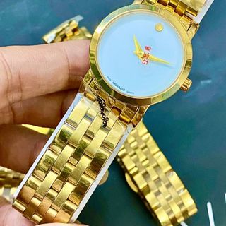 ĐỒNG HỒ NỮ CAO CẤP MOVODA DÂYY THÉP GOLD