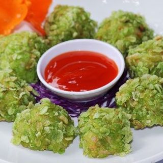 Chả cá cốm xanh