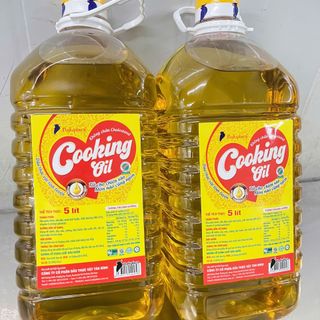 Dầu Ăn Cooking Oil - Can 5 Lít ( Hỏa Tốc TPHCM )
