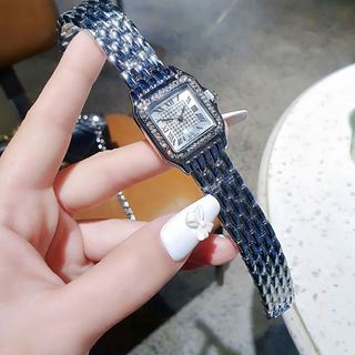SĂN SALE MÙA HÈ ĐỒNG HỒ NỮ THỜI TRANG KATIER MẶT VUÔNG VIỀN HỘT