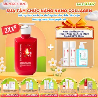 Sữa Tắm Chức Năng Nano Collagen Sắc Ngọc Khang [500G] - KÈM QUÀ TẶNG