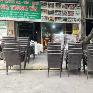 Ghế mây nhựa cafe giá rẻ