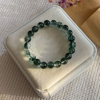 Vòng đá Thạch Anh Ưu Linh Xanh Lá – Hợp mệnh Mộc & Hỏa | Sỉ từ 5 cái
