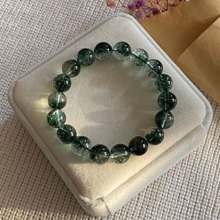 Vòng đá Thạch Anh Ưu Linh Xanh Lá – Hợp mệnh Mộc & Hỏa | Sỉ từ 5 cái