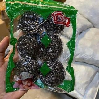 Set 6 búi sắt cọ xoong loại to