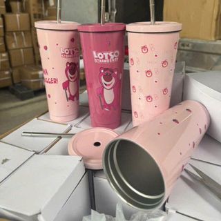 LY GIỮ NHIỆT GẤU DÂU LOTSO INOX 750ml (T50)