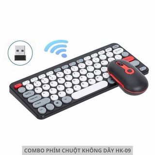 COMBO PHÍM CHUỘT KHÔNG DÂY HK-09