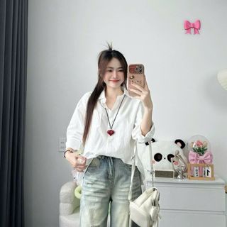 ÁO SƠ MI ĐŨI TAY DÀI 1 TÚI