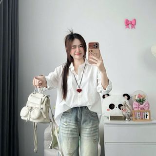 ÁO SƠ MI ĐŨI TAY DÀI 1 TÚI