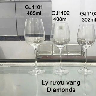 BỘ 6 LY UỐNG RƯỢU VANG 320ml DIAMONDS GJ1103 (T8)