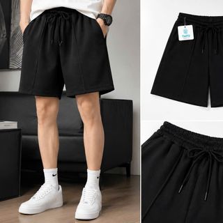 Quần Short Unisex Co Giãn Chất 2 Da – Dày Dặn, Mềm Mịn, Phong Cách Hàn Quốc
