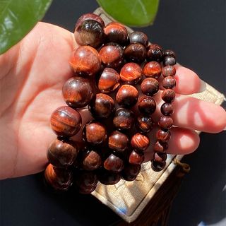 Vòng đá Mắt Hổ Đỏ – Hợp mệnh Thổ & Hỏa | Sỉ từ 5 cái