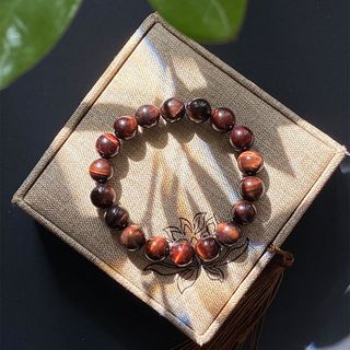 Vòng đá Mắt Hổ Đỏ – Hợp mệnh Thổ & Hỏa | Sỉ từ 5 cái