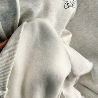 Áo Khoác Hoodie Tai Mèo Hello Kitty Form Rộng Dễ Thương