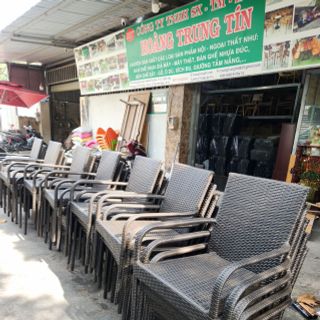Ghế cafe giá rẻ ghế Nhựa Giả Mây giá rẻ