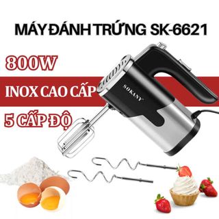 MÁY ĐÁNH TRỨNG CẦM TAY 800W SOKANY SK6621 (T24)
