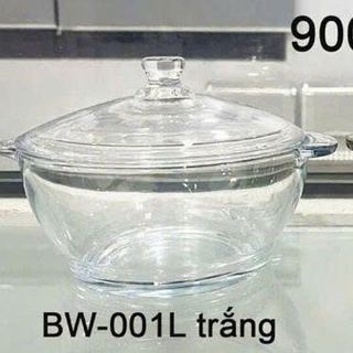 NỒI THUỶ TINH CHỊU NHIỆT CÓ NẮP BW-001L