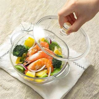 NỒI THUỶ TINH CHỊU NHIỆT CÓ NẮP BW-001L