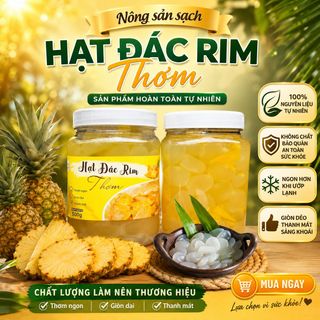 HẠT ĐÁC RIM THƠM ĐƯỜNG PHÈN 1KG, DẺO GIÒN, THƠM NGỌT TỰ NHIÊN
