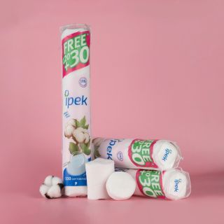 Bông tẩy trang Ipek siêu mềm mịn 150 miếng