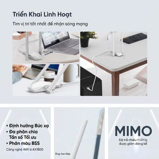 Bộ Thu WiFi USB AX1800 WiFi 6 Rock Space U1A Băng Tần Kép USB 3.0 Tốc Độ 1800Mbps
