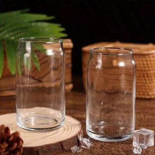 BỘ 6 LY THUỶ TINH DÁNG LON 500ml KL01 (T8)