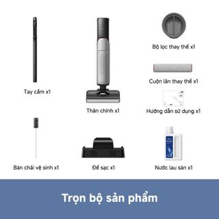 Máy Hút Bụi Lau Sàn MOVA X4 Pro 20000Pa Lau Nước Nóng 90°C Tự Giặt Sấy Con Lăn