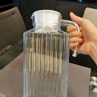 BÌNH NƯỚC THỦY TINH SỌC GLASS DELI 1700ml CÓ TAY CẦM (T12)