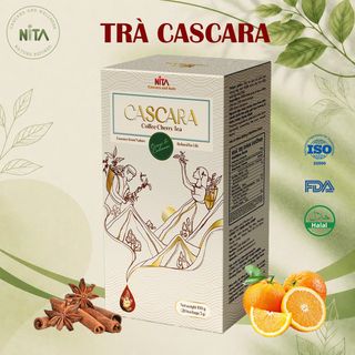 Trà Vỏ Quả Cà Phê Lên Men NITA Cascara and Kafe Gói 100gr Cam Quế Thanh Nhẹ Dễ Uống