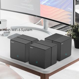 Hệ Thống Mesh WiFi 6 Rock Space AX1800 Bộ 3 Thiết Bị Phủ Sóng Toàn Diện