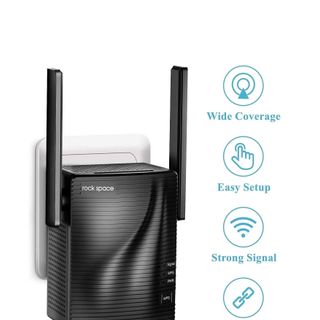 Bộ Kích Sóng WiFi Rock Space AC1200 Băng Tần Kép 2 Ăng-ten Chuẩn AC1200